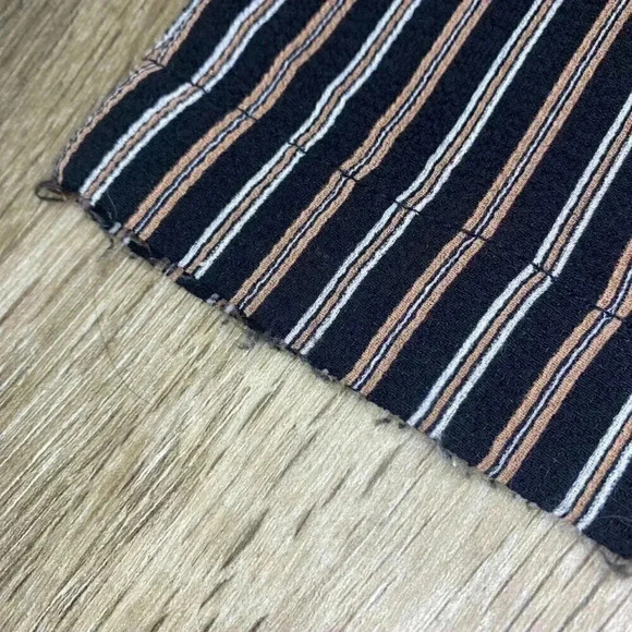 Womens A. Calin Black and Brown Wide Leg Pants - S - Picture 7 of 9